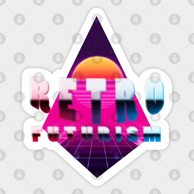 Retro Futurism Sticker by AnnArtshock